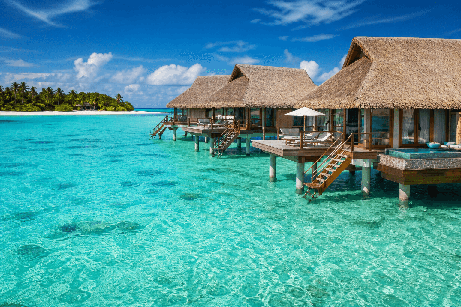 Overwater villa