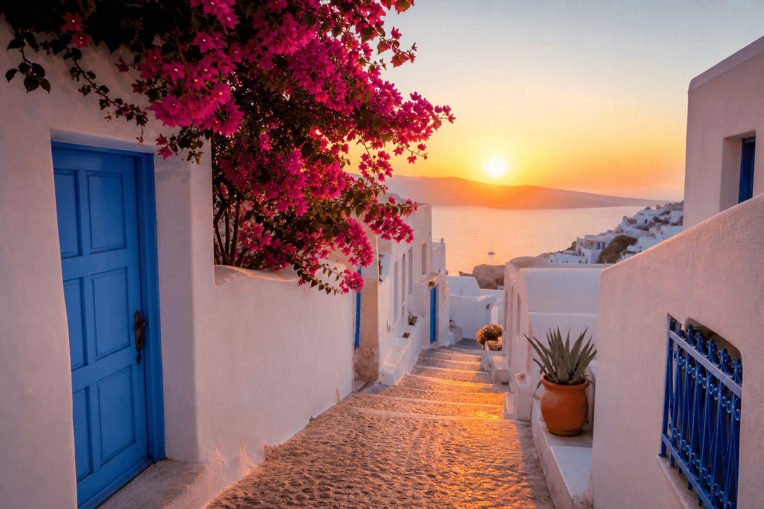 Oia sunset